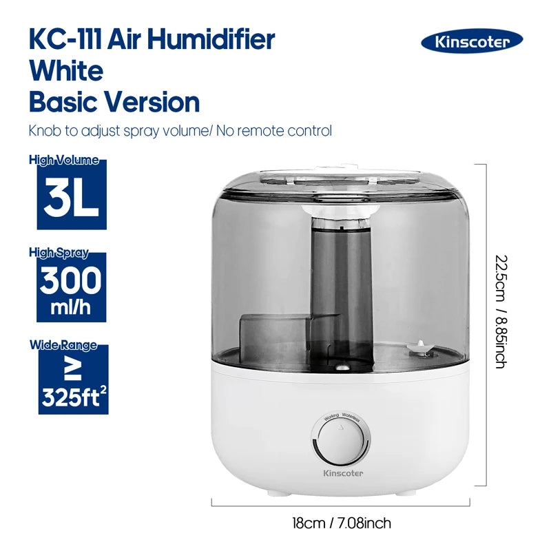 Humidificateur d'Air 3 L Diffuseur d'Arômes — vue 10