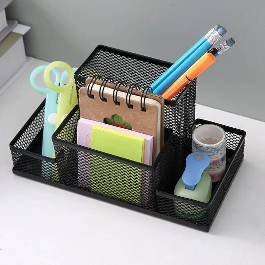 Organisateur de Bureau en Maille 3 Compartiments — vue 11