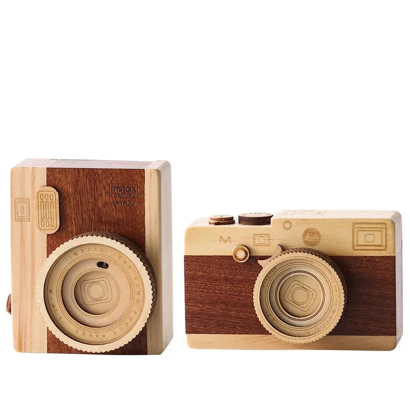 Porte-Crayon en Bois Forme Appareil Photo — vue 5