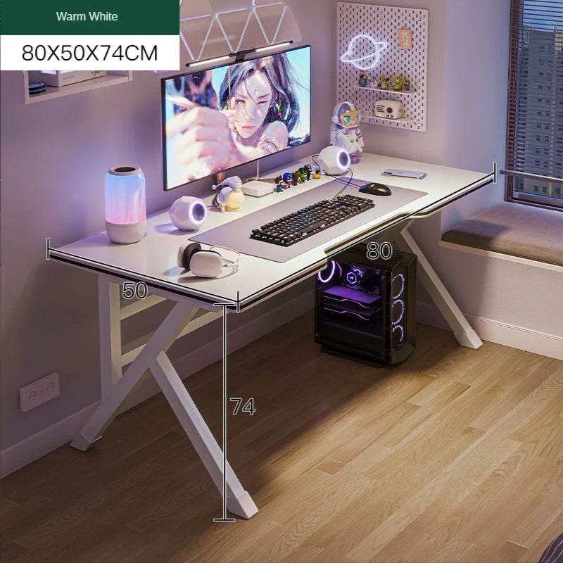 Bureau Ergonomique Moderne pour Gaming et Bureau à Domicile