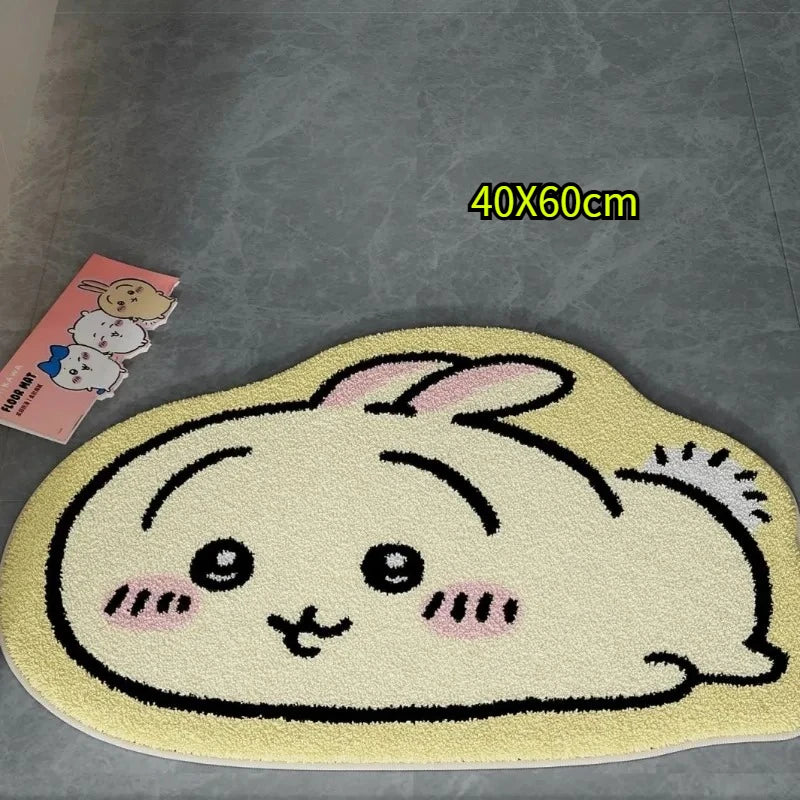 Tapis Cartoon Chiikawa Antidérapant Chambre Enfant — vue 8