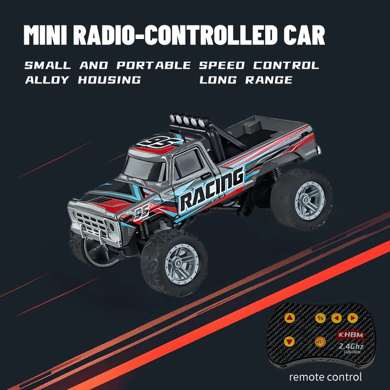 Voiture RC Mini Alliage 1/64 Telecommande