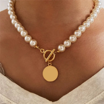 Collier Choker Perles Mariage Vintage Femme