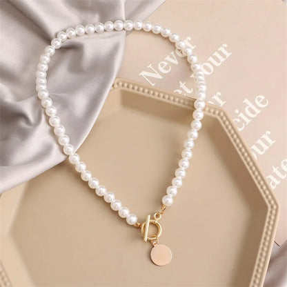Collier Choker Perles Mariage Vintage Femme