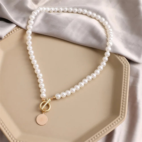 Collier Choker Perles Mariage Vintage Femme