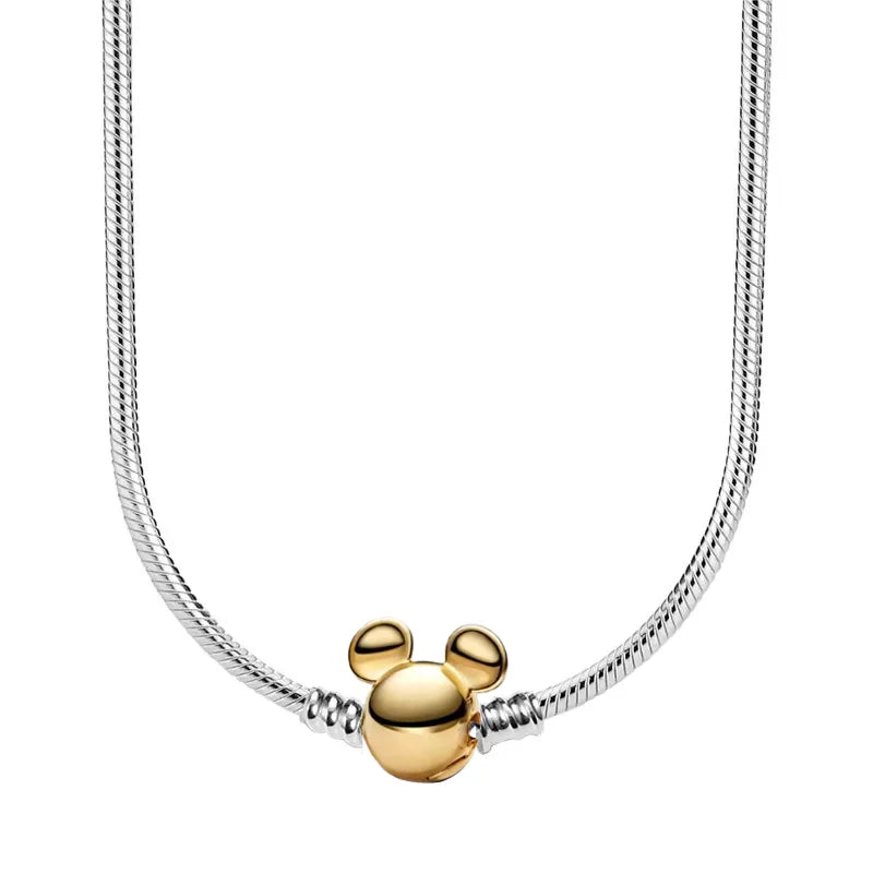 Collier Chaine Serpent Argent 45-60CM Bijoux DIY