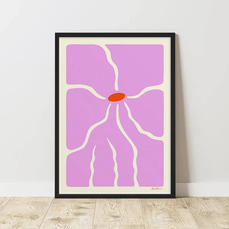 Affiche Art Abstrait Classique Imprimée sur Toile