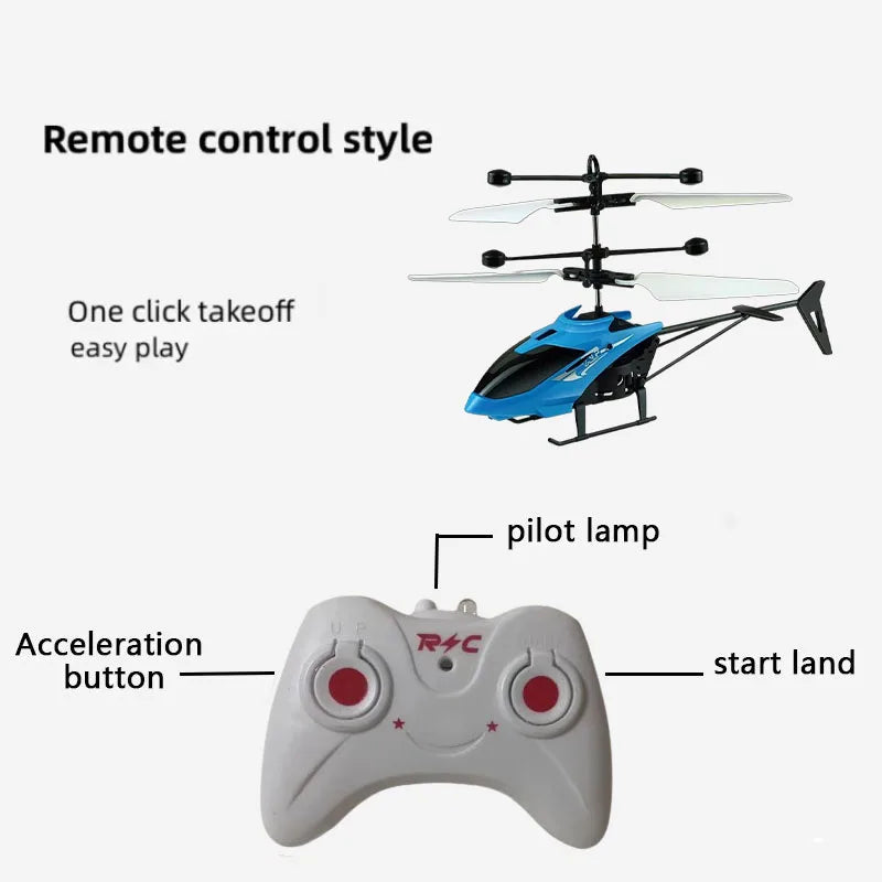 Drone Mini RC Rechargeable Résistant Enfant — vue 5