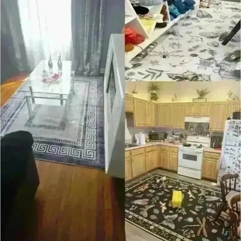 Tapis de Jeu Gamer Sol Geometrique Coloré