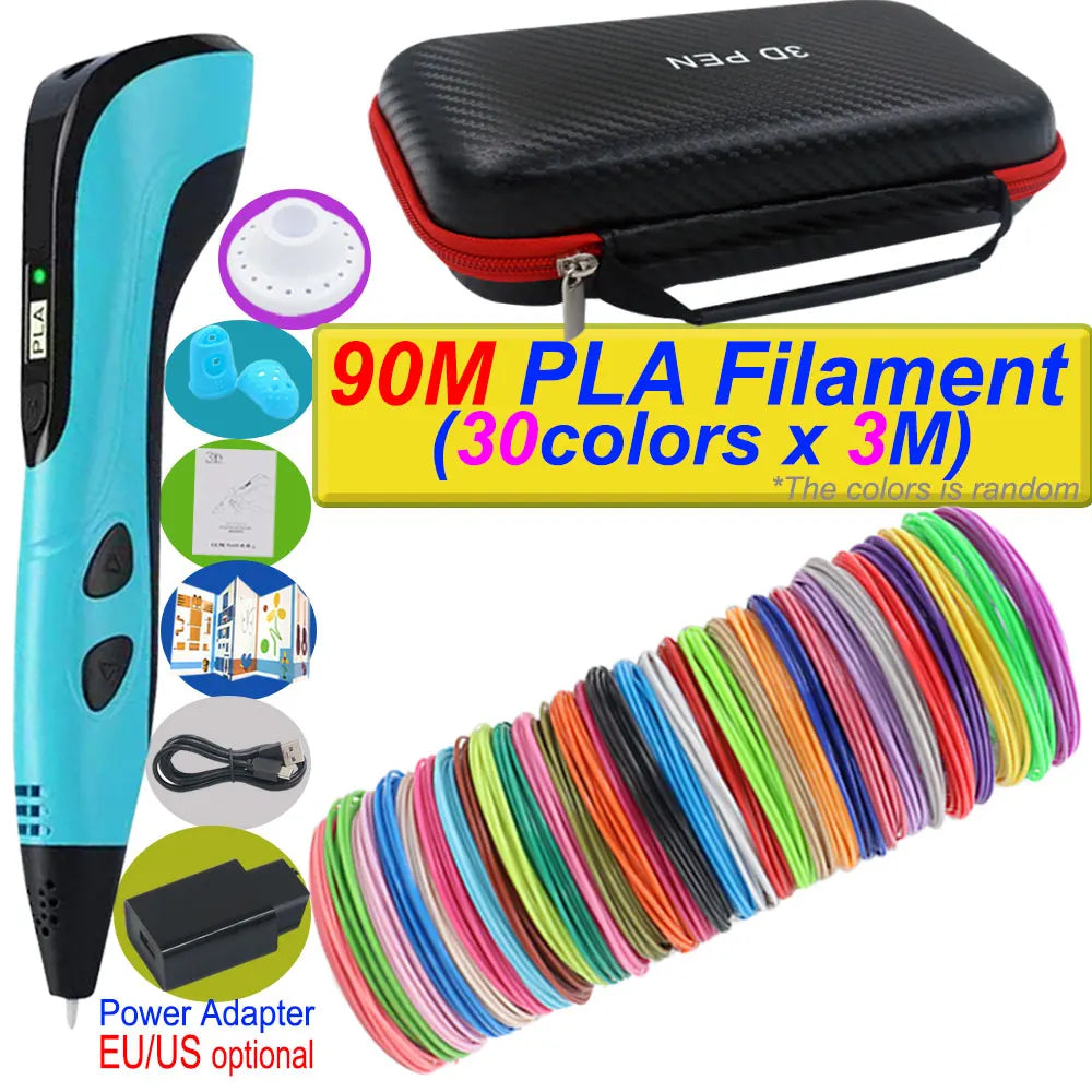 Stylo 3D Impression 2026 avec Ecran LCD et Filament PLA