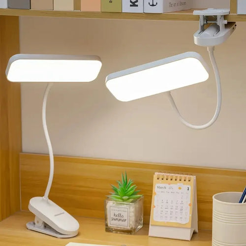 Lampe de Bureau LED Rechargeable USB Clip-on