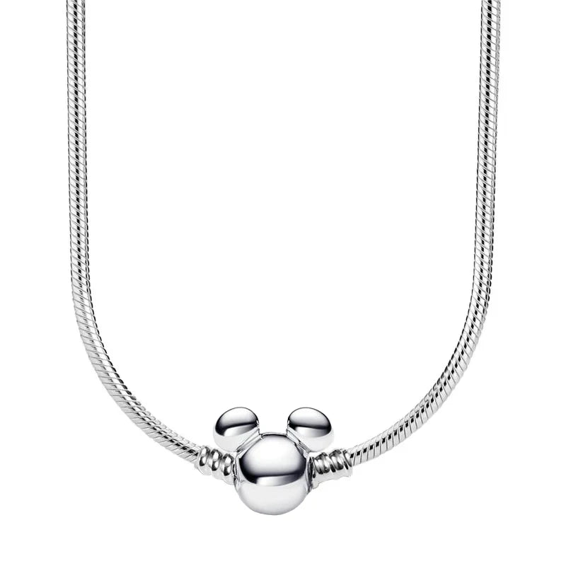 Collier Chaine Serpent Argent 45-60CM Bijoux DIY