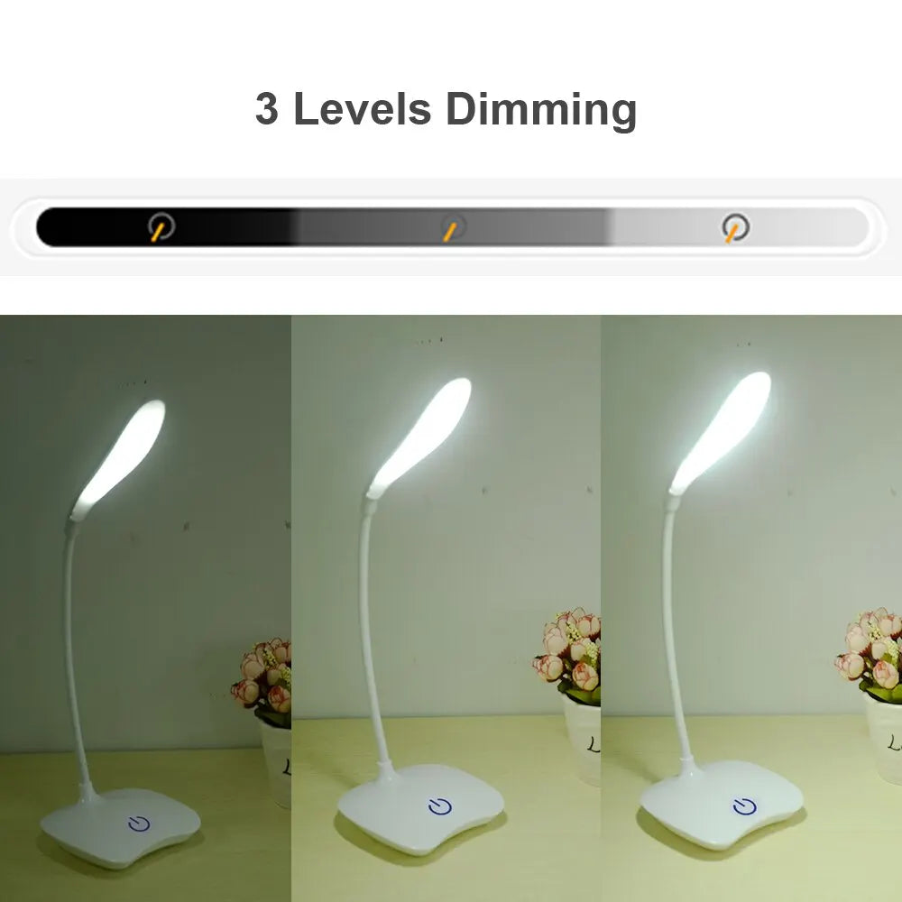 Lampe de Bureau LED Rechargeable USB Protection Oculaire