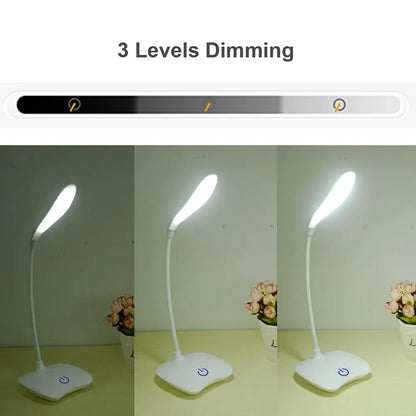 Lampe de Bureau LED Rechargeable USB Protection Oculaire