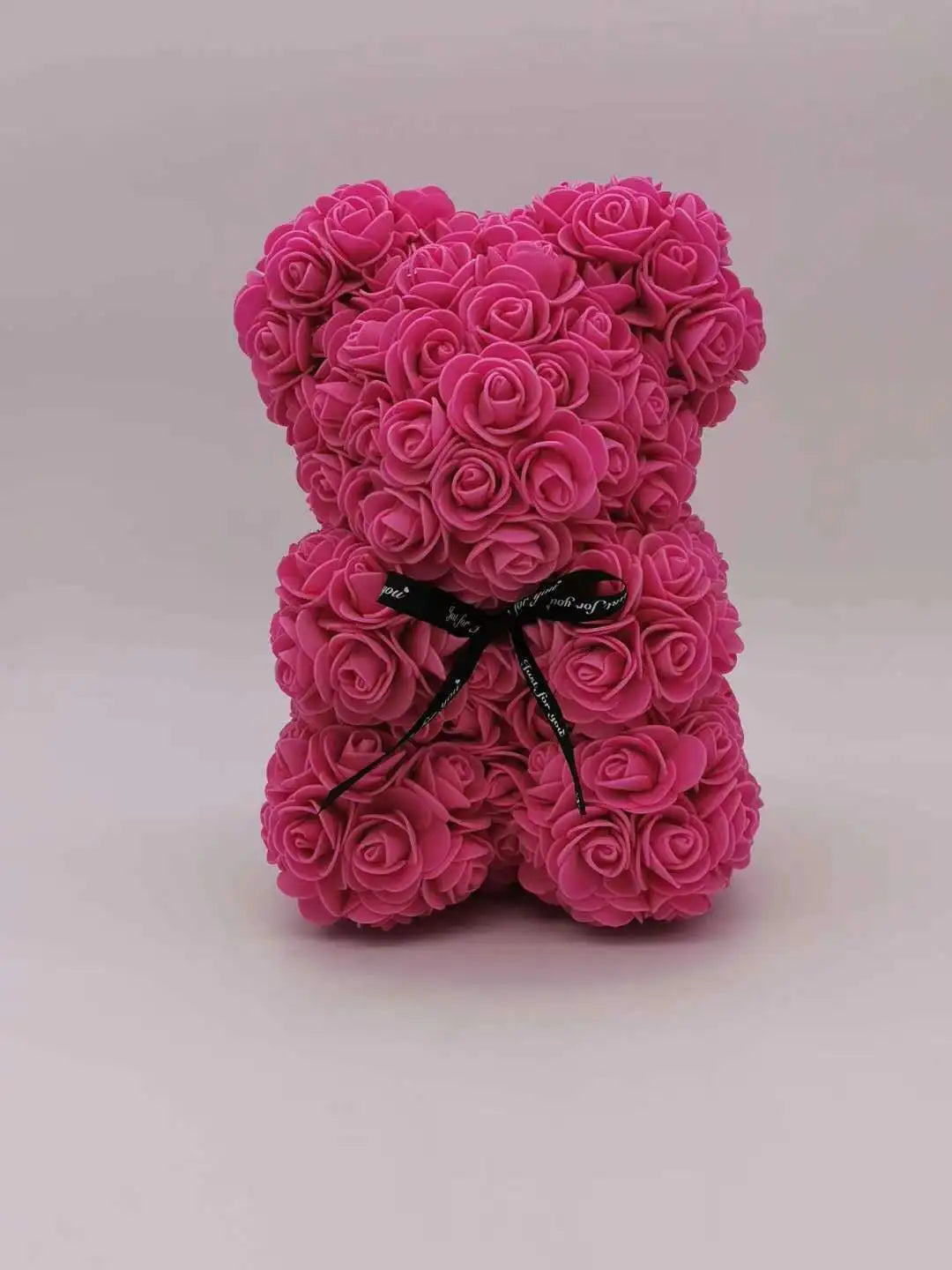 Ours en Rose Éternelle 25 cm Cadeau Romantique — vue 9
