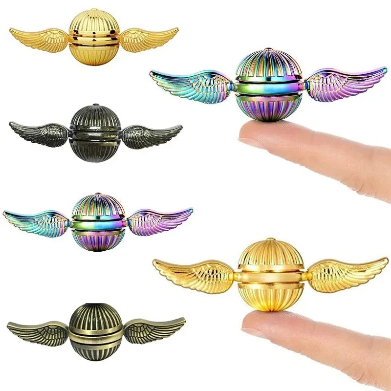 Spinner Anti-Stress Metal Jouet pour Adultes et Enfants