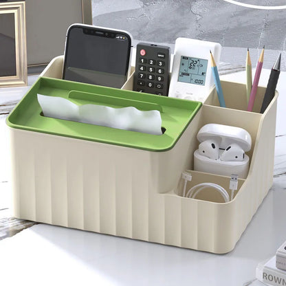Organisateur de Bureau 6 Sections Boîte Mouchoirs — vue 7