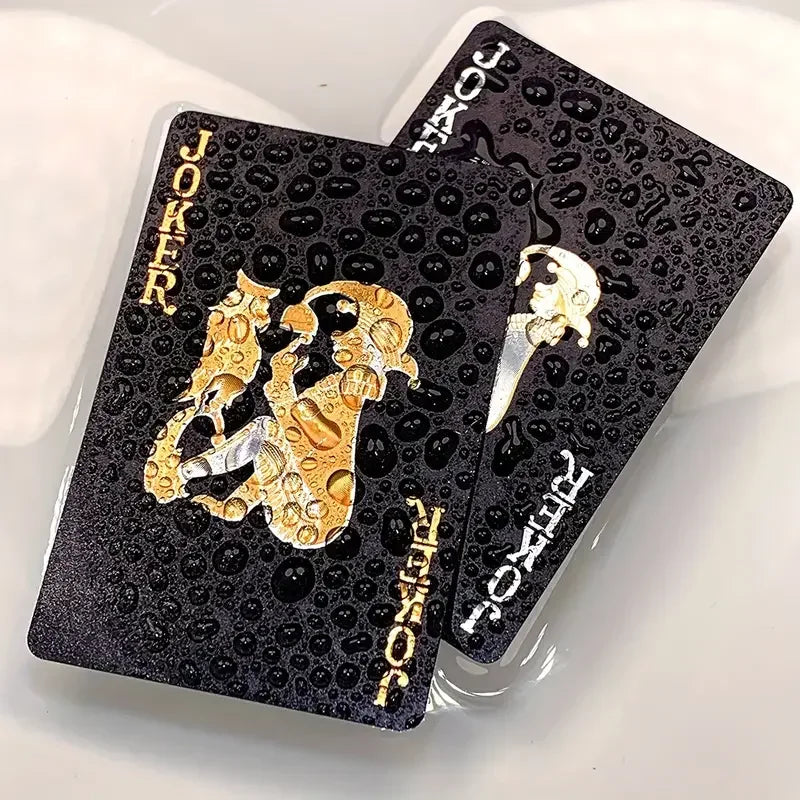 Jeu de Cartes Poker Noir & Or Étanche — vue 6