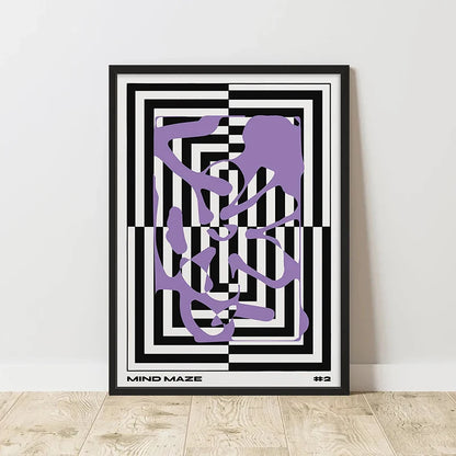 Affiche Art Abstrait Classique Imprimée sur Toile