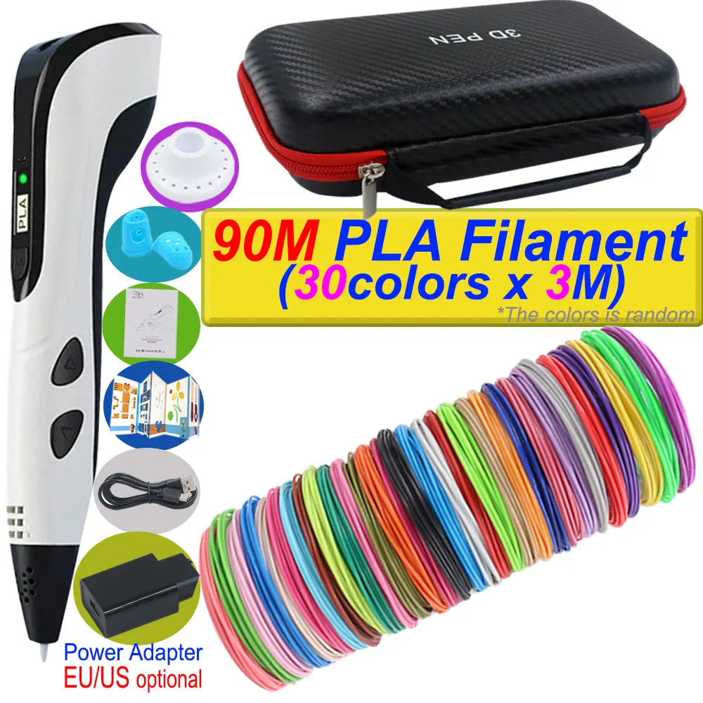 Stylo 3D Impression 2026 avec Ecran LCD et Filament PLA