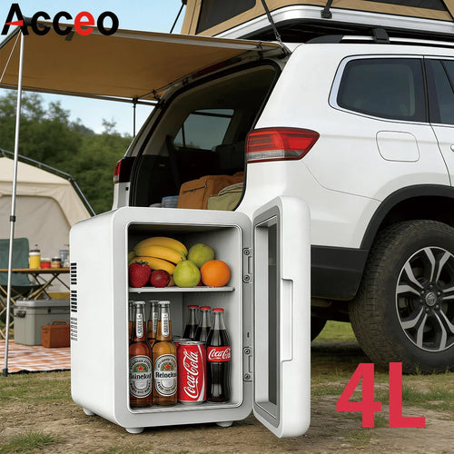 Mini Réfrigérateur Voiture 4L Portable 12V/220V