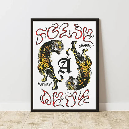 Affiche Art Abstrait Classique Imprimée sur Toile