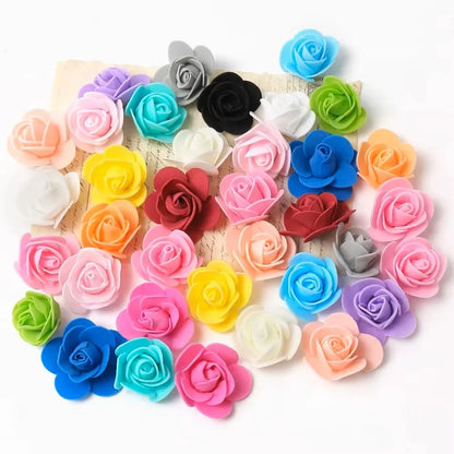 Têtes de Roses en Mousse 3,5 cm Décoration — vue 5