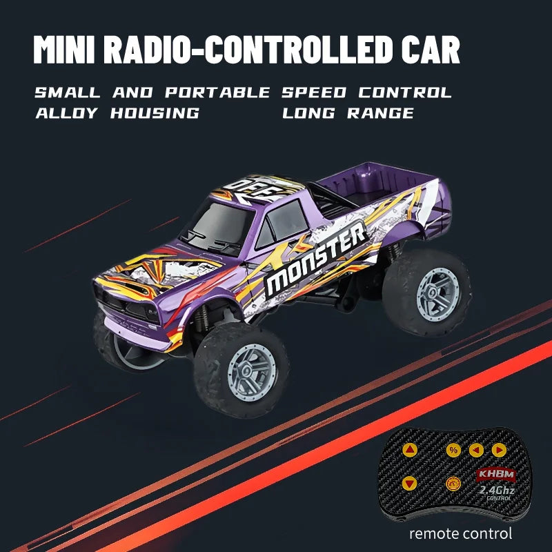 Voiture RC Mini Alliage 1/64 Telecommande