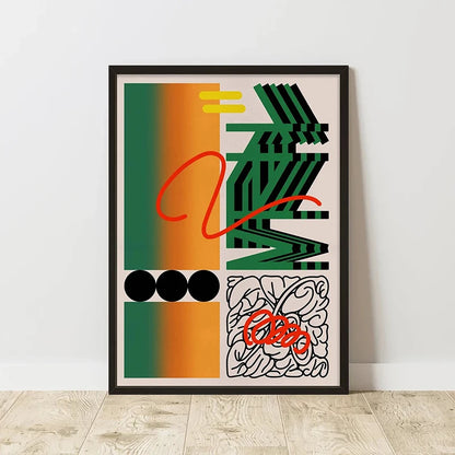 Affiche Art Abstrait Classique Imprimée sur Toile