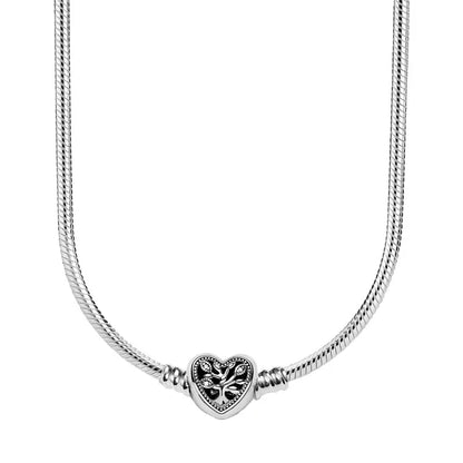 Collier Chaine Serpent Argent 45-60CM Bijoux DIY