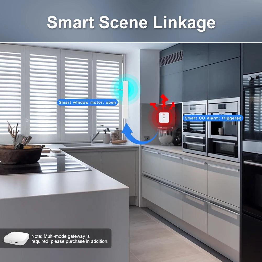 Détecteur de Fumée & CO Connecté ZigBee — vue 5