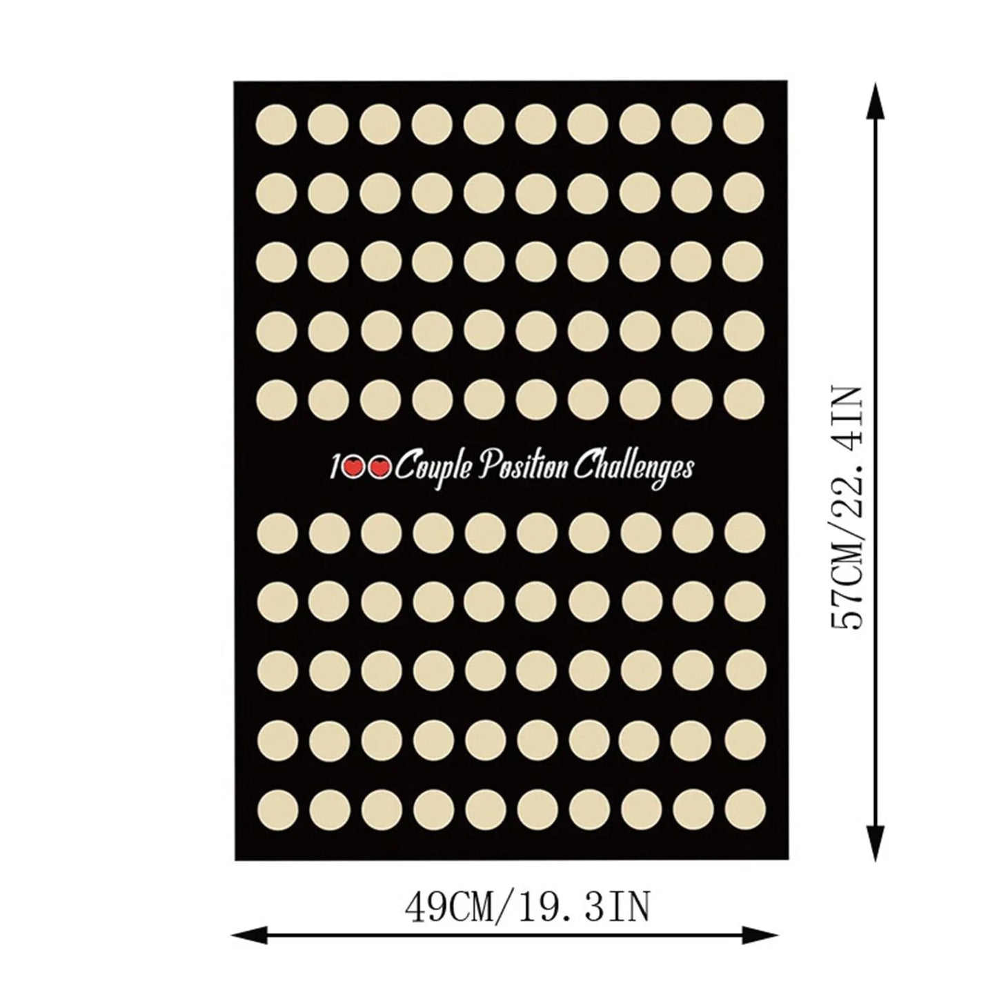 Poster Grattable 100 Choses à Faire en Couple