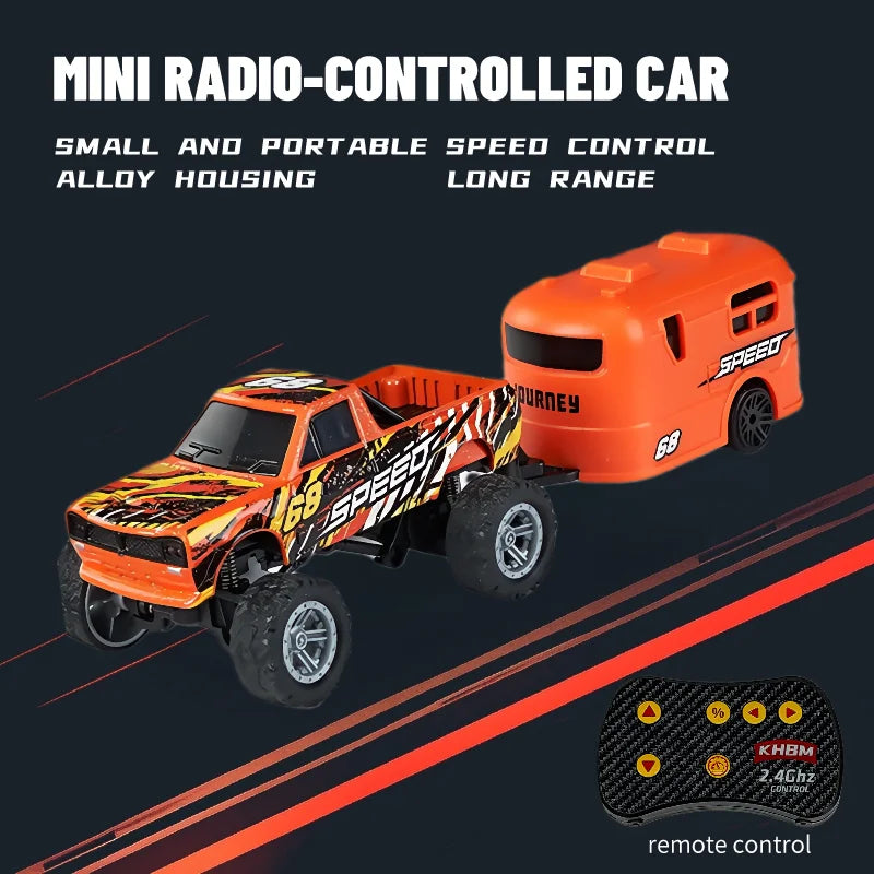 Voiture RC Mini Alliage 1/64 Telecommande
