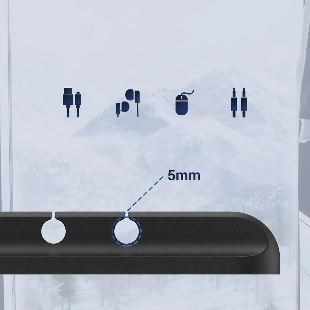 Organisateur de Câbles USB Autocollant en Silicone