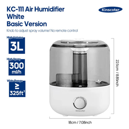 Humidificateur d'Air 3 L Diffuseur d'Arômes — vue 10