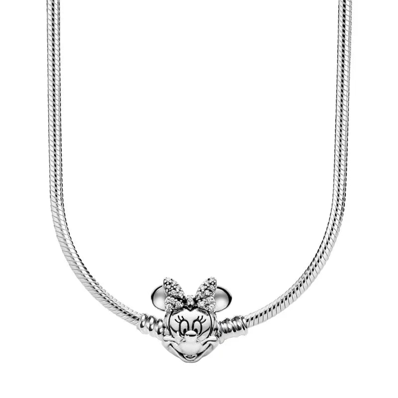 Collier Chaine Serpent Argent 45-60CM Bijoux DIY