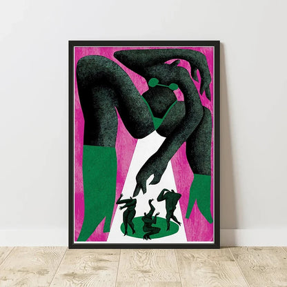 Affiche Art Abstrait Classique Imprimée sur Toile