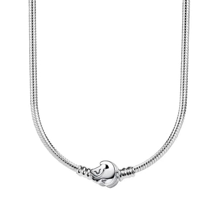 Collier Chaine Serpent Argent 45-60CM Bijoux DIY