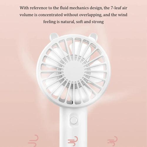 Mini Ventilateur Portable USB Rechargeable Mains Bureau