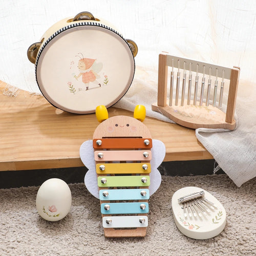 Instruments de Musique Montessori en Bois Bébé — vue 2