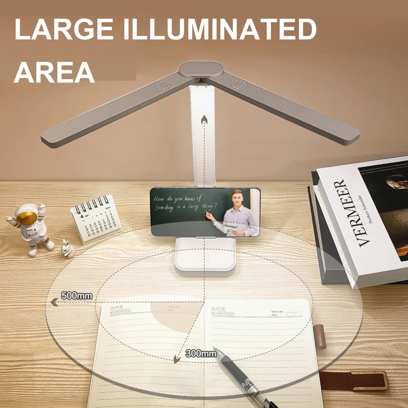 Lampe de Bureau USB Rechargeable Dimmable