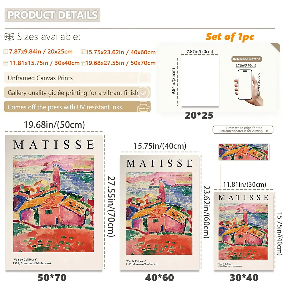 Affiches d'Art Abstrait Toiles Colorées Déco — vue 6