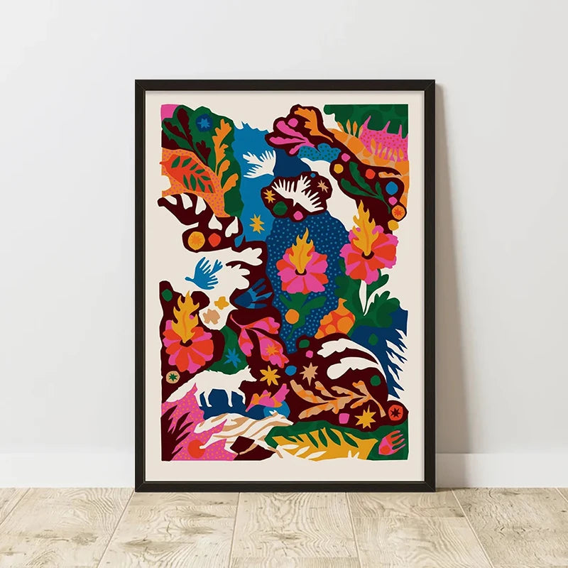 Affiche Art Abstrait Classique Imprimée sur Toile