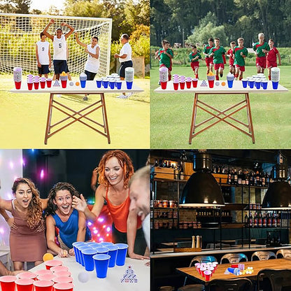 Jeu de 12 Balles et 12 Gobelets de Bière Pong