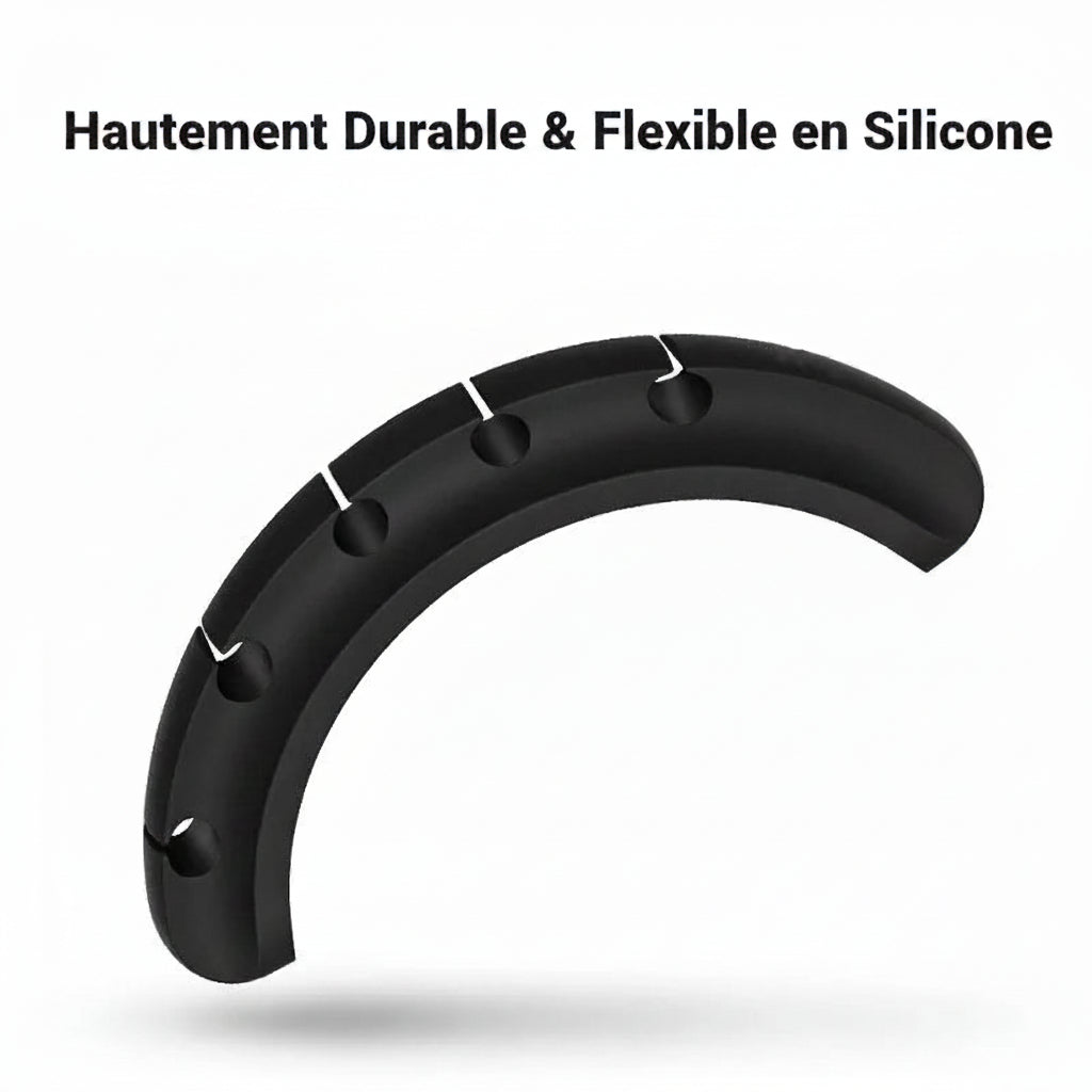 Organisateur de Câbles USB Autocollant en Silicone