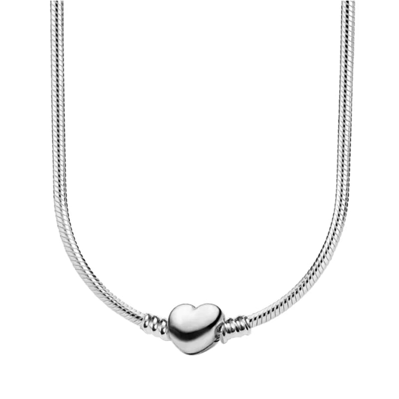 Collier Chaine Serpent Argent 45-60CM Bijoux DIY