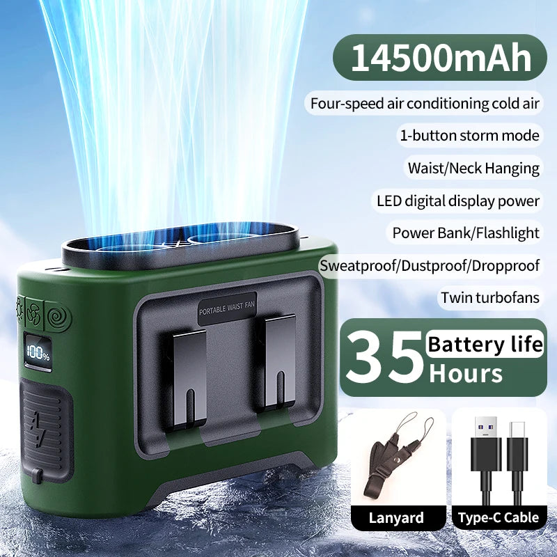 Ventilateur Portable Suspendu Grande Autonomie — vue 7