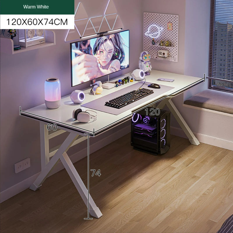 Bureau Ergonomique Moderne pour Gaming et Bureau à Domicile