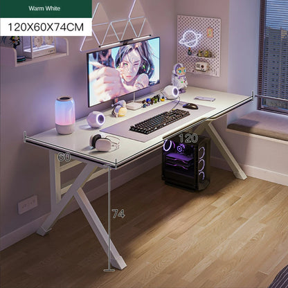Bureau Ergonomique Moderne pour Gaming et Bureau à Domicile