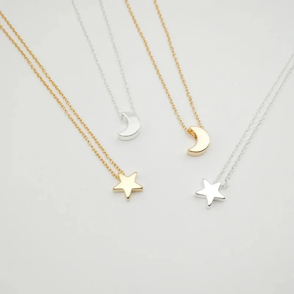 Collier Choker Femme Coeur Etoile Or Argent